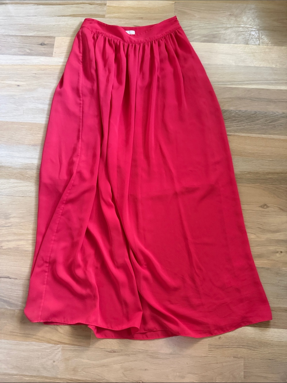 Banana Republic Red Maxi Skirt